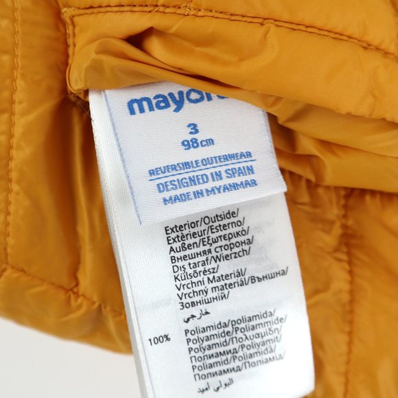 MAYORAL reversible vest, boy's size 3 - Picture 4 of 4